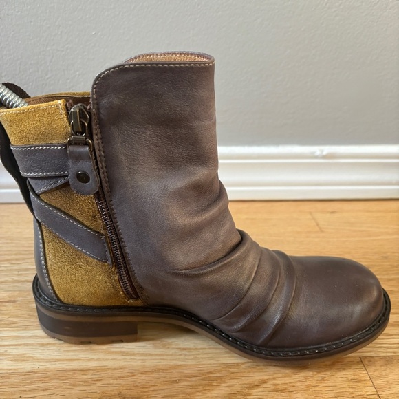 Maciejka Viva La Vida Leather Ankle Boots Booties Strap Detail - Picture 5 of 10